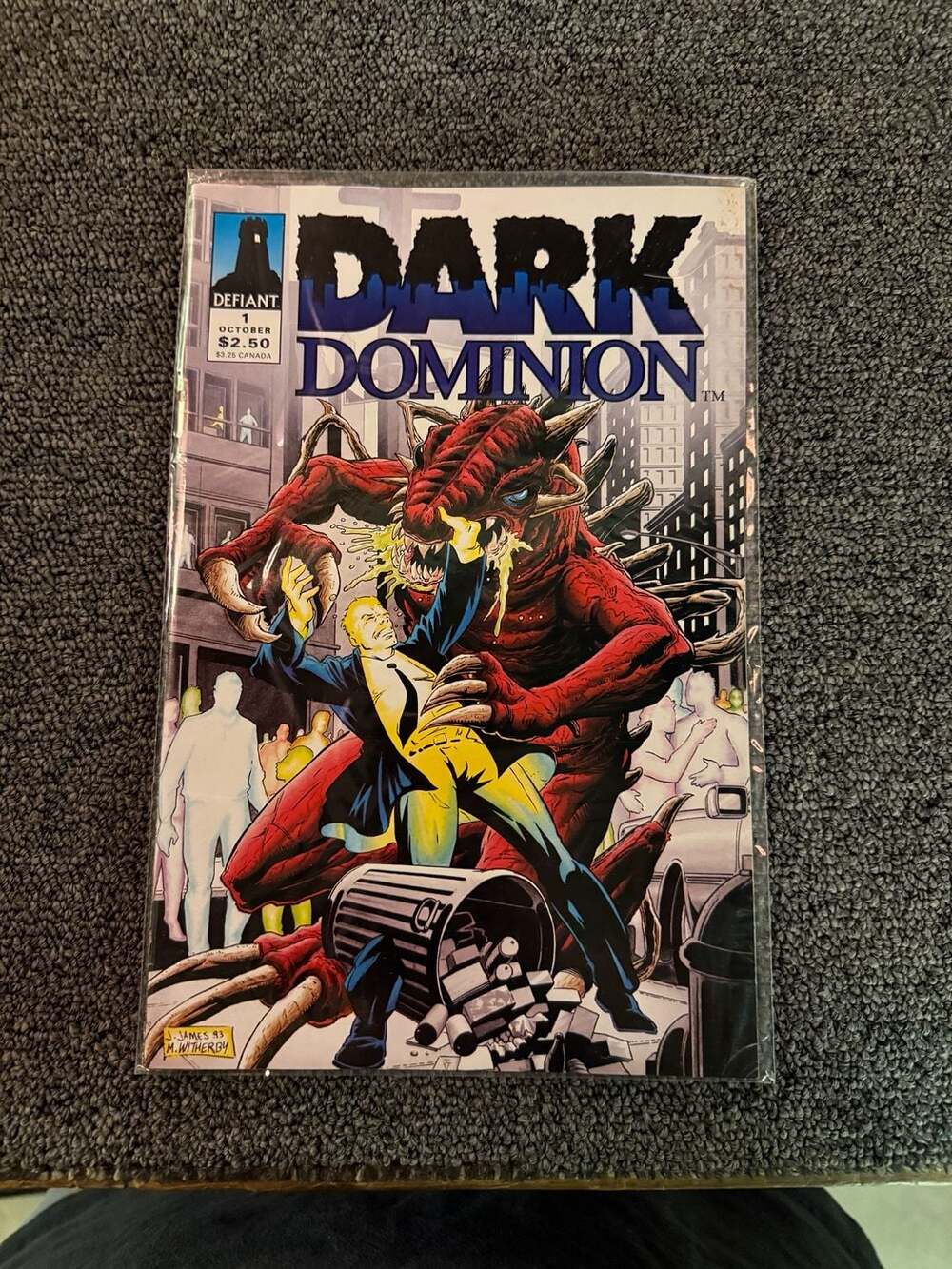 Defiant Comics Dark Dominion #1 Comic Book October 1993